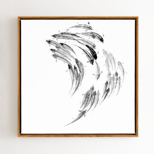 Japanese Koi Fish Wall Art With Frame - Staunton and Henry