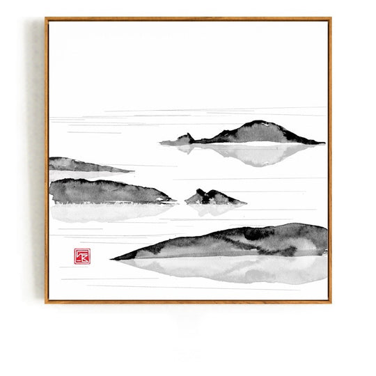 Buy Japanese Mountain Wall Art With Frame at 30% Off – Staunton and Henry