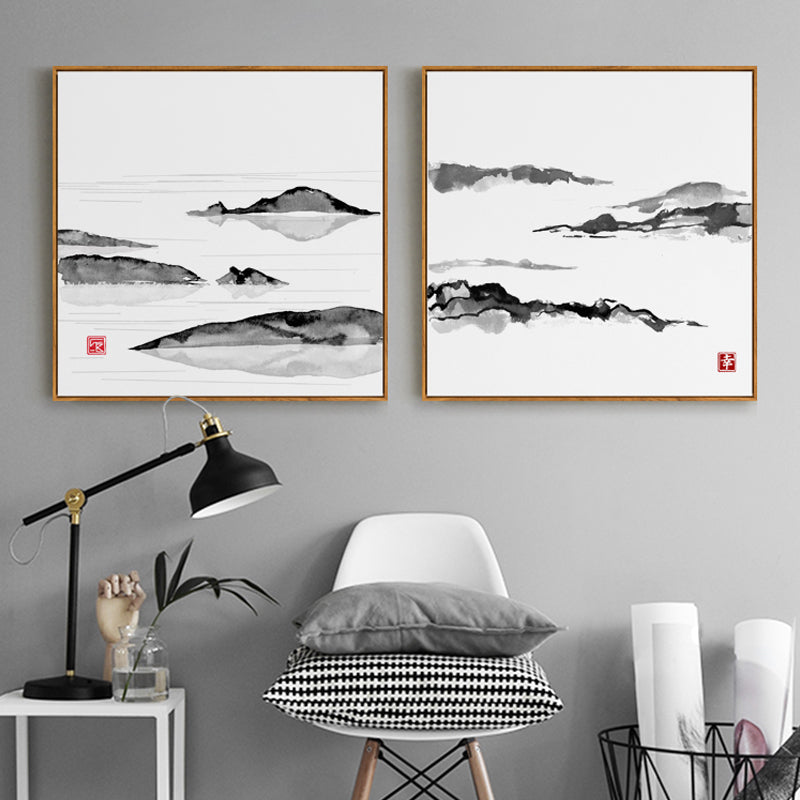 Buy Japanese Mountain Wall Art With Frame at 30% Off – Staunton and Henry