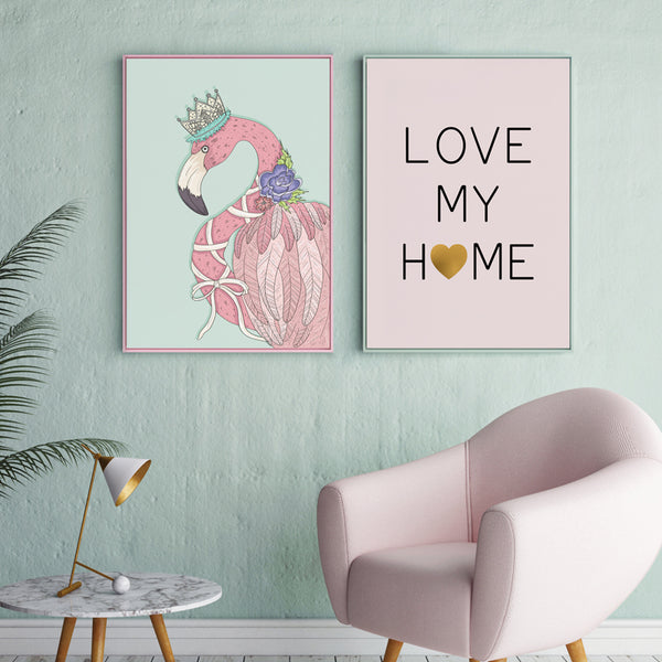 Girls Room Wall Art With Frame - Staunton and Henry