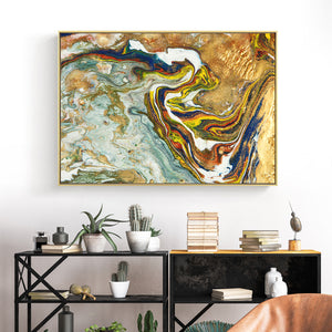 Liquid Pouring Wall Art With Frame - Staunton and Henry