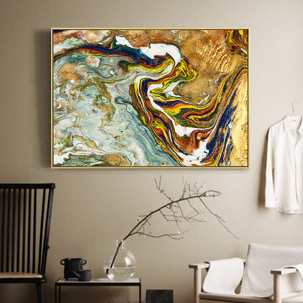 Liquid Pouring Wall Art With Frame - Staunton and Henry