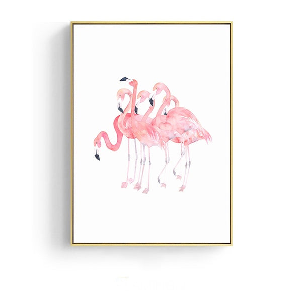 Framed Flamingo Wall Art - Staunton and Henry