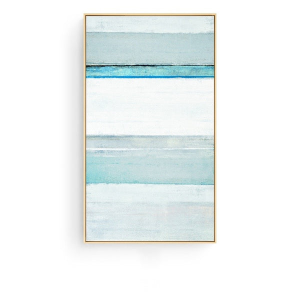 Coastal Blue Wall Art With Frame - Staunton and Henry