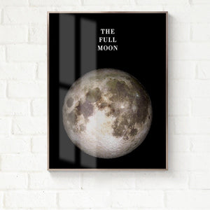 Transparent Moon Wall Art With Frame - Staunton and Henry