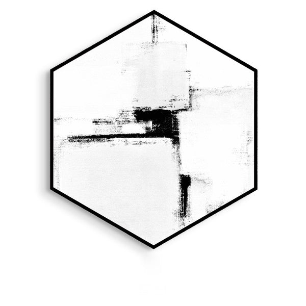 Buy Hexagon Black Wall White Frame and Art Henry Off Staunton With – at and 30