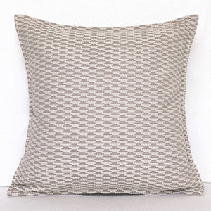 Pink and White Geometric Pattern Bed Cushion Set - Staunton and Henry