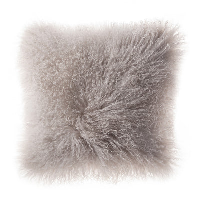 Plush Tibetan Wool Sheepskin Throw Cushion - Staunton and Henry