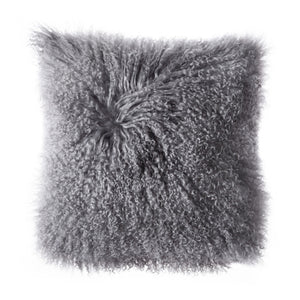 Plush Tibetan Wool Sheepskin Throw Cushion - Staunton and Henry