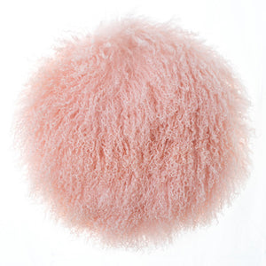 Plush Tibetan Wool Sheepskin Throw Cushion - Staunton and Henry