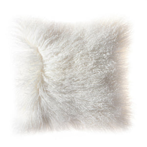 Plush Tibetan Wool Sheepskin Throw Cushion - Staunton and Henry