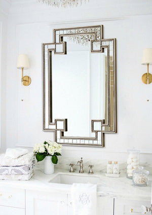 Elise Art Deco Frame Wall Mirror - Staunton and Henry