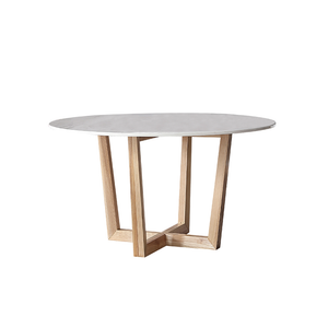 Sintered Stone Marble Round Dining Table - Staunton and Henry