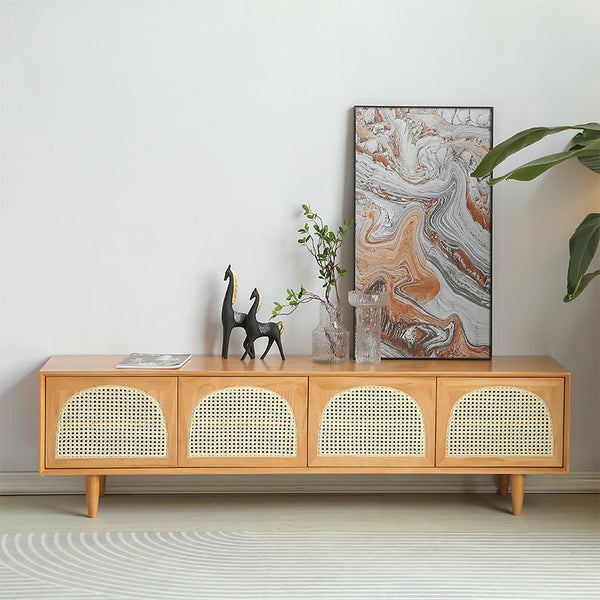 Retro Japanese Wood TV Cabinet - Staunton and Henry