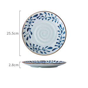 Akari Blue and White Japanese Lunch Plates - Set of 4 - Staunton and Henry