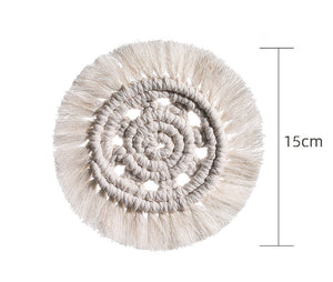 Macrame Coaster With Tassels - Set of 4 - Staunton and Henry