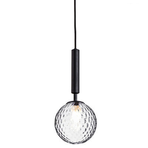 Dimpled Glass Globe Pendant Light - Staunton and Henry