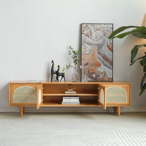 Retro Japanese Wood TV Cabinet - Staunton and Henry