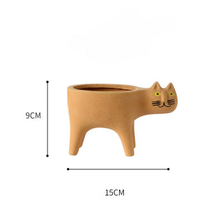 Cute Cat Plant Pot - Staunton and Henry