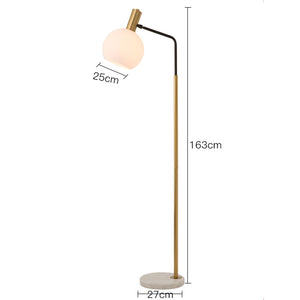 Orbit Glass Shade Floor Lamp - Staunton and Henry