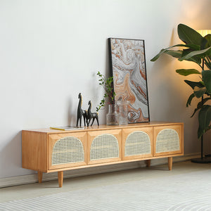 Retro Japanese Wood TV Cabinet - Staunton and Henry