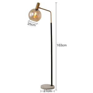 Orbit Glass Shade Floor Lamp - Staunton and Henry