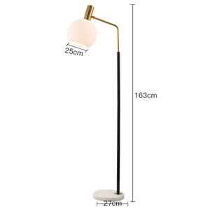 Orbit Glass Shade Floor Lamp - Staunton and Henry