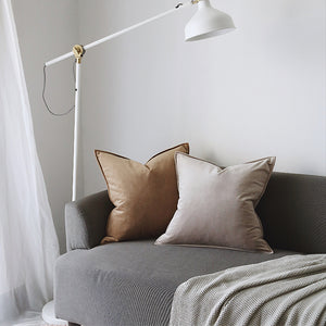 Anais Velvet Plain Throw Cushions - Staunton and Henry