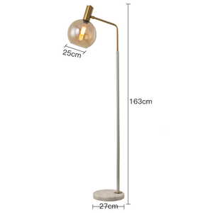 Orbit Glass Shade Floor Lamp - Staunton and Henry