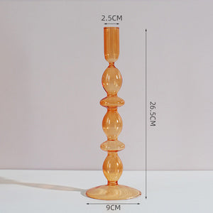 Nordic Pastel Glass Candlestick Holders - Staunton and Henry
