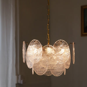 Vintage Glass Petals Chandelier - Staunton and Henry