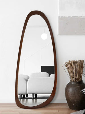 Indra Asymmetrical Solid Wood Mirror - Staunton and Henry
