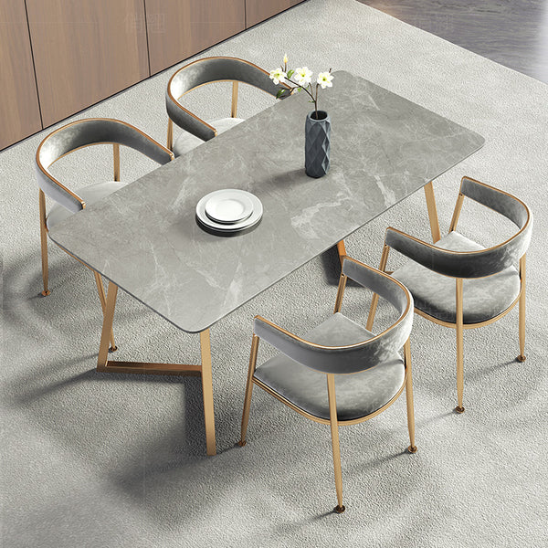 Ella Marble Pattern Dining Table - Staunton and Henry