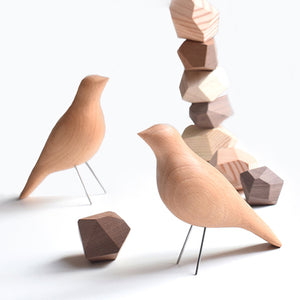Wooden Bird Decorative Ornament - Staunton and Henry