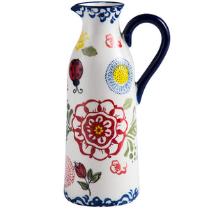 Hilda Hand Painted Ceramic Water Jug - Staunton and Henry