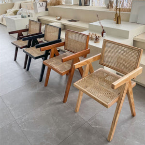 Replica Chandigarh Solid Wood Dining Chair - Staunton and Henry