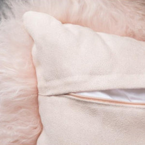 Plush Tibetan Wool Sheepskin Throw Cushion - Staunton and Henry