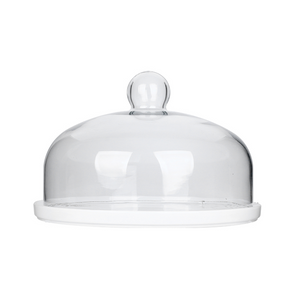 Wooden Cake Plate With Dome - Staunton and Henry