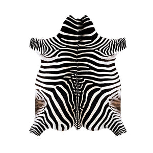 Vegan Zebra Faux Hide Rug - Staunton and Henry