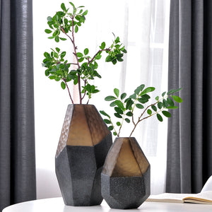 Modern Abstract Blue Glass Vase - Staunton and Henry