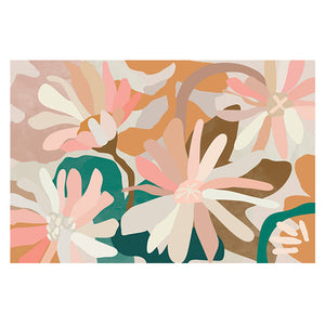 Colorful Flower Wall Art With Frame - Staunton and Henry