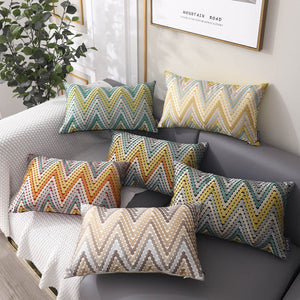 Chevron Pattern Throw Cushions - Staunton and Henry
