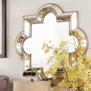 Cloverleaf Art Deco Decorative Wall Mirror - Staunton and Henry