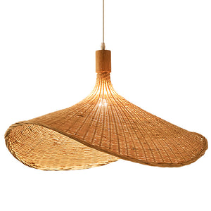 Modern Straw Hat Ceiling Light - Staunton and Henry
