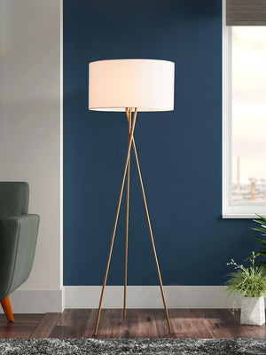 Miro Gold Tripod Floor Lamp - Staunton and Henry