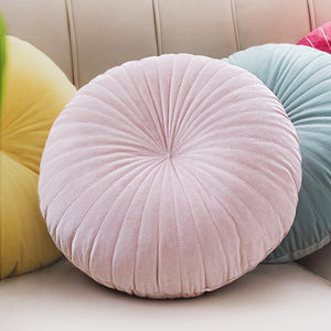 Georgian Round Velvet Throw Cushion - Staunton and Henry