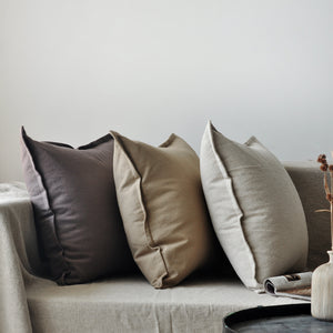 Lea European Linen Pillow 60x60cm - Staunton and Henry
