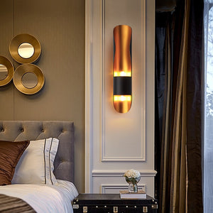 Black and Gold Wall Light - Staunton and Henry