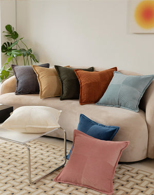 Corduroy Accent Throw Cushion - Staunton and Henry