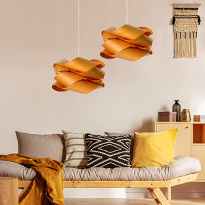 Wood Veneer Ribbon Ceiling Light - Staunton and Henry